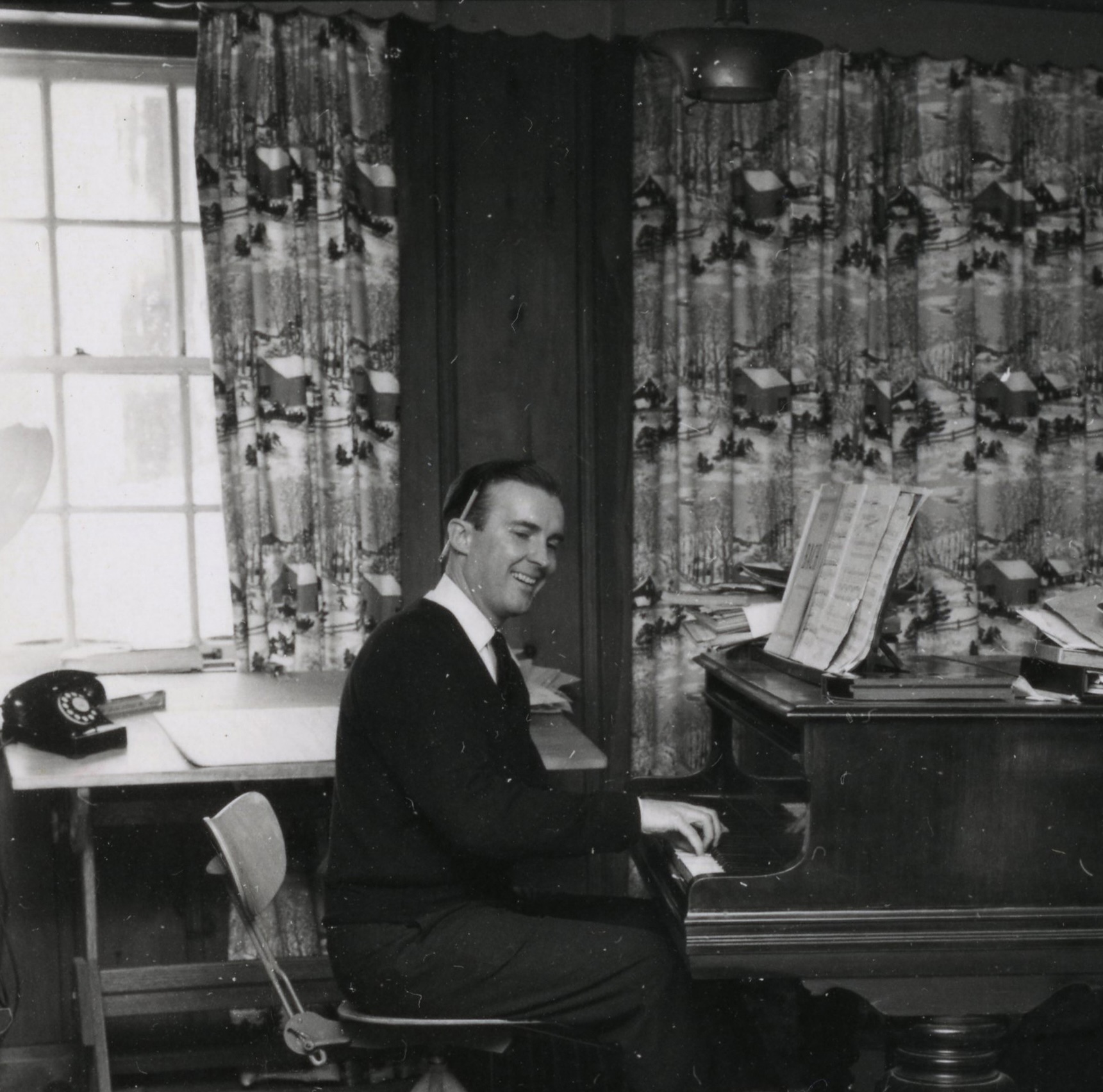 Denny Vaughan composing